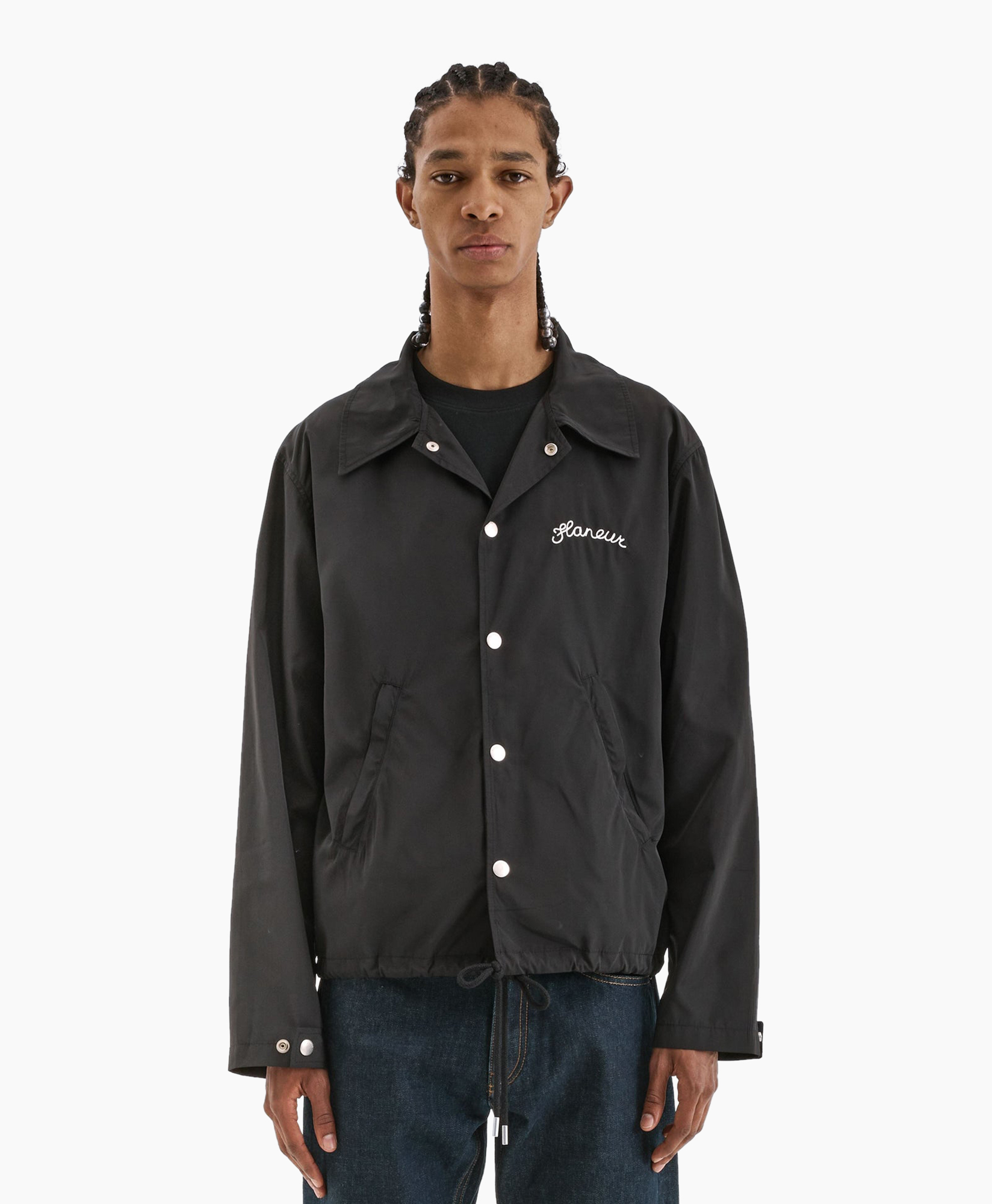 Jack Signature Coach Jacket Zwart