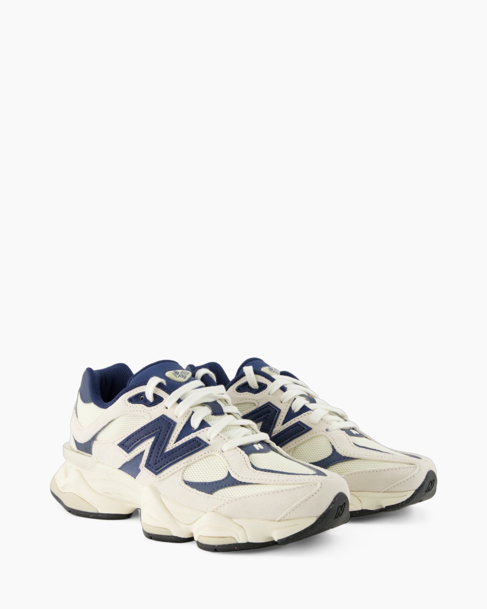 sneaker, atletisch, mesh, crème, blauw