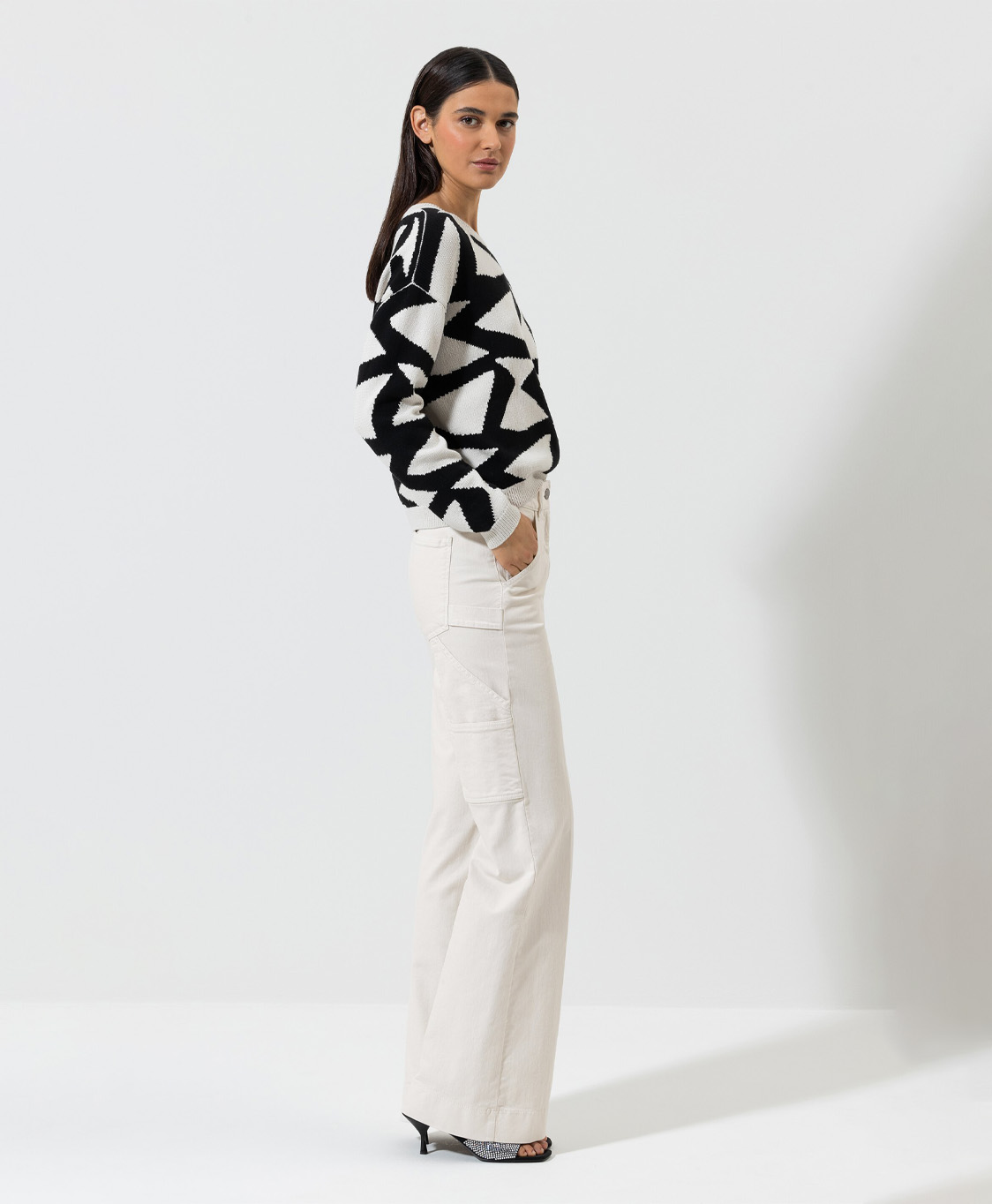 Luisa Cerano Broek 678480/3388 Beige